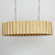Allegra Five Light Linear Pendant (39136WBR)