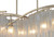 Victoria Six Light Linear Chandelier (39579WFLGS)