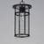Clyde Vivex One Light Outdoor Pendant (40629CLBK)