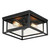 Maxim - 40661CDBK - Two Light Flush Mount - Cabana VX - Black