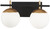 George Kovacs - P1352-618 - Two Light Bath - Alluria - Weathered Black With Autumn Gold