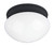 Maxim - 5880WTBK - One Light Flush Mount - Essentials - 588x - Black