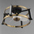 Darling LED Fandelight (61022WTBKNAB)