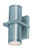 Maxim - 6117AL - Two Light Outdoor Wall Sconce - Lightray - Brushed Aluminum