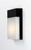 Eyebrow LED Outdoor Wall Sconce (86165BK)