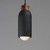 Pompeii One Light Pendant (90621LVBK)