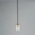 Sleek One Light Mini Pendant (91840CDABBK)
