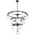 George Kovacs - P1359-618 - 16 Light Chandelier - Alluria - Weathered Black With Autumn Gold