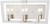 George Kovacs - P1373-613 - Three Light Bath - Crystal Chrome - Polished Nickel