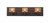 Toltec Lighting - 1103-DG - Three Light Bath Bar - Sky Loft - Dark Granite
