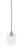 Toltec Lighting - 1151-BN-210 - One Light Mini Pendant - Edge - Brushed Nickel