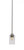 Toltec Lighting - 1151-BN-300 - One Light Mini Pendant - Edge - Brushed Nickel