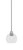 Toltec Lighting - 1151-BN-4100 - One Light Mini Pendant - Edge - Brushed Nickel