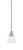 Toltec Lighting - 1151-BN-461 - One Light Mini Pendant - Edge - Brushed Nickel
