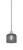 Toltec Lighting - 1151-BN-4612 - One Light Mini Pendant - Edge - Brushed Nickel