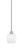 Toltec Lighting - 1151-BN-4811 - One Light Mini Pendant - Edge - Brushed Nickel