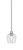 Toltec Lighting - 1151-BN-4812 - One Light Mini Pendant - Edge - Brushed Nickel