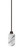 Toltec Lighting - 1151-ES-549 - One Light Mini Pendant - Edge - Espresso