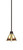 Toltec Lighting - 1151-ES-9345 - One Light Mini Pendant - Edge - Espresso