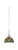 Toltec Lighting - 1152-BN-9905 - One Light Mini Pendant - Edge - BN