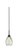 Toltec Lighting - 1152-ES-5054 - One Light Mini Pendant - Edge - Espresso