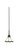 Toltec Lighting - 1152-ES-9125 - One Light Mini Pendant - Edge - Espresso