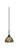 Toltec Lighting - 1152-ES-9945 - One Light Mini Pendant - Edge - Espresso