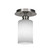 Toltec Lighting - 1160-BN-310 - One Light Semi-Flush Mount - Edge - Brushed Nickel