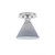 Toltec Lighting - 1160-BN-4052 - One Light Semi-Flush Mount - Edge - Brushed Nickel