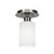 Toltec Lighting - 1160-BN-4061 - One Light Semi-Flush Mount - Edge - Brushed Nickel