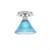 Toltec Lighting - 1160-BN-458 - One Light Semi-Flush Mount - Edge - Brushed Nickel