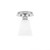 Toltec Lighting - 1160-BN-460 - One Light Semi-Flush Mount - Edge - Brushed Nickel