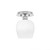 Toltec Lighting - 1160-BN-4811 - One Light Semi-Flush Mount - Edge - Brushed Nickel