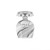 Toltec Lighting - 1160-BN-4819 - One Light Semi-Flush Mount - Edge - Brushed Nickel