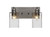 Toltec Lighting - 1162-BN-300 - Two Light Bath Bar - Edge - Brushed Nickel