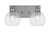 Toltec Lighting - 1162-BN-4100 - Two Light Bath Bar - Edge - Brushed Nickel