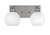 Toltec Lighting - 1162-BN-4101 - Two Light Bath Bar - Edge - Brushed Nickel