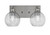 Toltec Lighting - 1162-BN-4102 - Two Light Bath Bar - Edge - Brushed Nickel