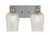 Toltec Lighting - 1162-BN-4253 - Two Light Bath Bar - Edge - Brushed Nickel