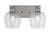 Toltec Lighting - 1162-BN-4812 - Two Light Bath Bar - Edge - Brushed Nickel