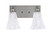 Toltec Lighting - 1162-BN-729 - Two Light Bath Bar - Edge - Brushed Nickel