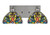 Toltec Lighting - 1162-BN-9905 - Two Light Bath Bar - Edge - Brushed Nickel