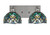 Toltec Lighting - 1162-BN-9925 - Two Light Bath Bar - Edge - Brushed Nickel