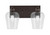 Toltec Lighting - 1162-ES-210 - Two Light Bath Bar - Edge - Espresso