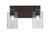 Toltec Lighting - 1162-ES-3002 - Two Light Bath Bar - Edge - Espresso