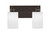 Toltec Lighting - 1162-ES-310 - Two Light Bath Bar - Edge - Espresso