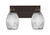 Toltec Lighting - 1162-ES-4165 - Two Light Bath Bar - Edge - Espresso