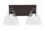 Toltec Lighting - 1162-ES-4760 - Two Light Bath Bar - Edge - Espresso