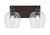 Toltec Lighting - 1162-ES-4810 - Two Light Bath Bar - Edge - Espresso