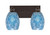 Toltec Lighting - 1162-ES-5055 - Two Light Bath Bar - Edge - Espresso